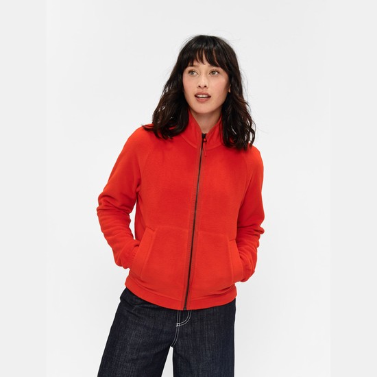 Aigle The Super-soft, Eco-designed Polartec® Fleece Coats Women Red ZA-10942